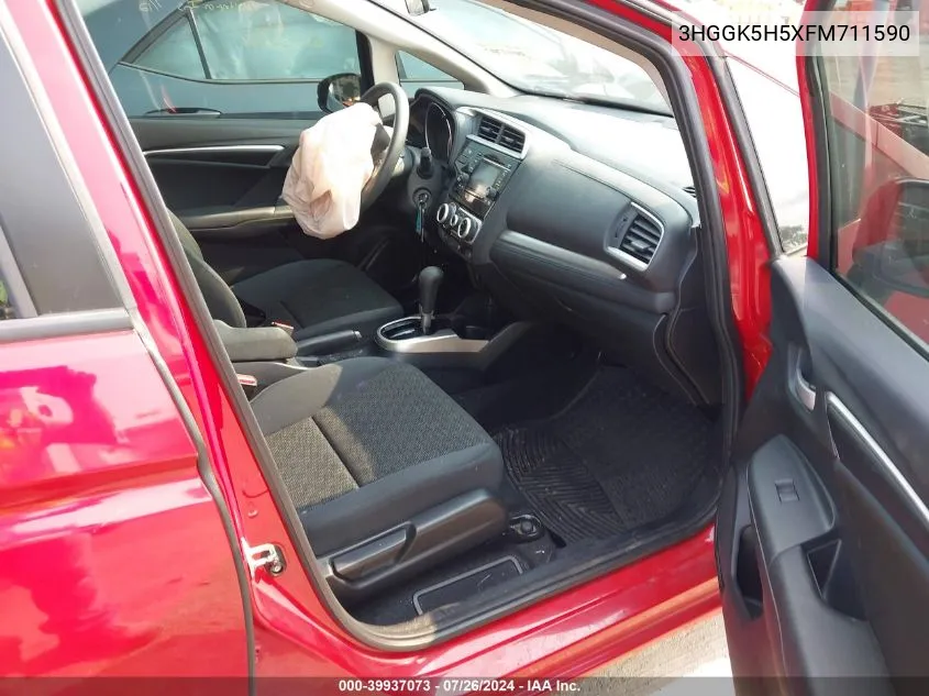 3HGGK5H5XFM711590 2015 Honda Fit Lx