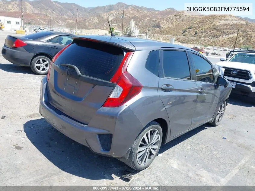 3HGGK5G83FM775594 2015 Honda Fit Ex