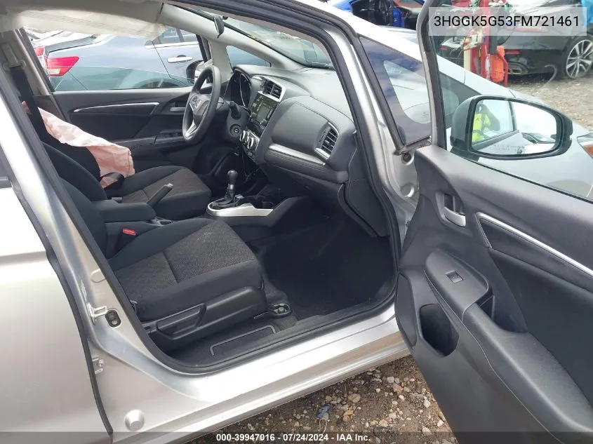 3HGGK5G53FM721461 2015 Honda Fit Lx