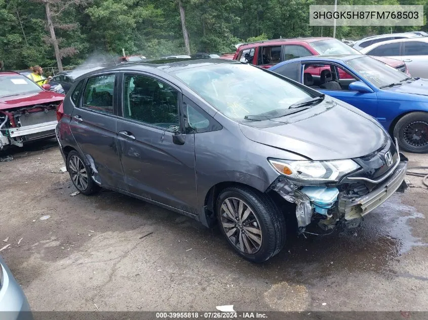 3HGGK5H87FM768503 2015 Honda Fit Ex/Ex-L