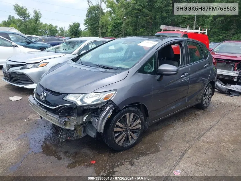 3HGGK5H87FM768503 2015 Honda Fit Ex/Ex-L