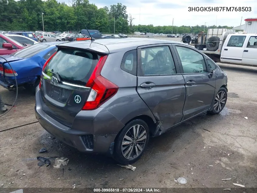 3HGGK5H87FM768503 2015 Honda Fit Ex/Ex-L