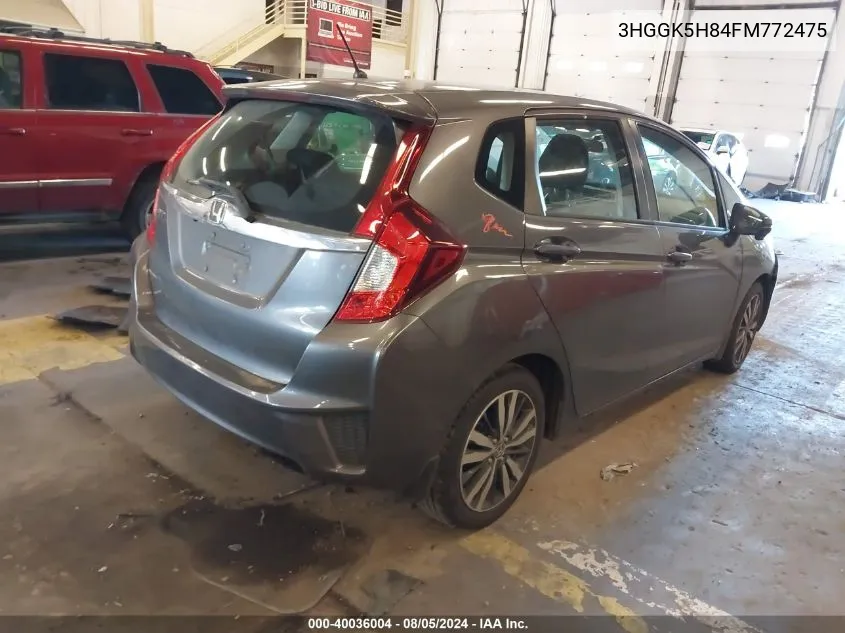 3HGGK5H84FM772475 2015 Honda Fit Ex/Ex-L