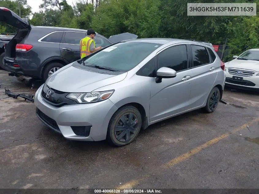 3HGGK5H53FM711639 2015 Honda Fit Lx