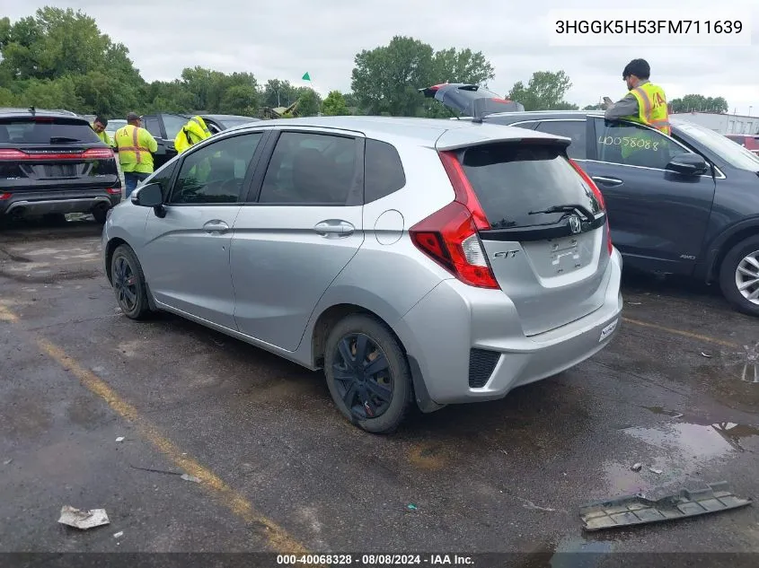 3HGGK5H53FM711639 2015 Honda Fit Lx