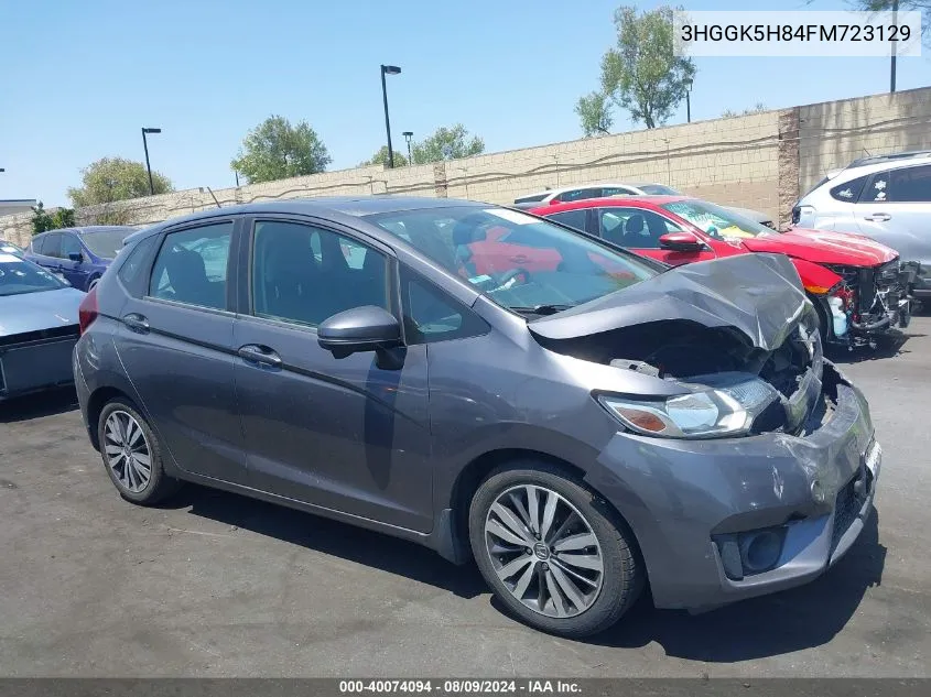 3HGGK5H84FM723129 2015 Honda Fit Ex/Exl