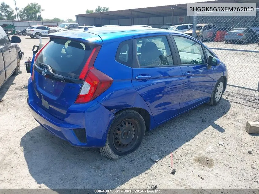 3HGGK5G5XFM762010 2015 Honda Fit Lx