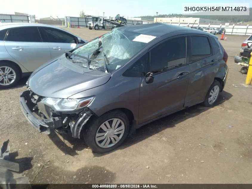 3HGGK5H54FM714873 2015 Honda Fit Lx