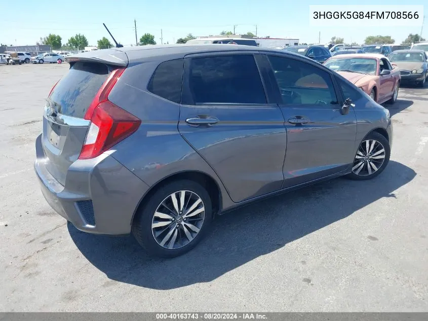 3HGGK5G84FM708566 2015 Honda Fit Ex