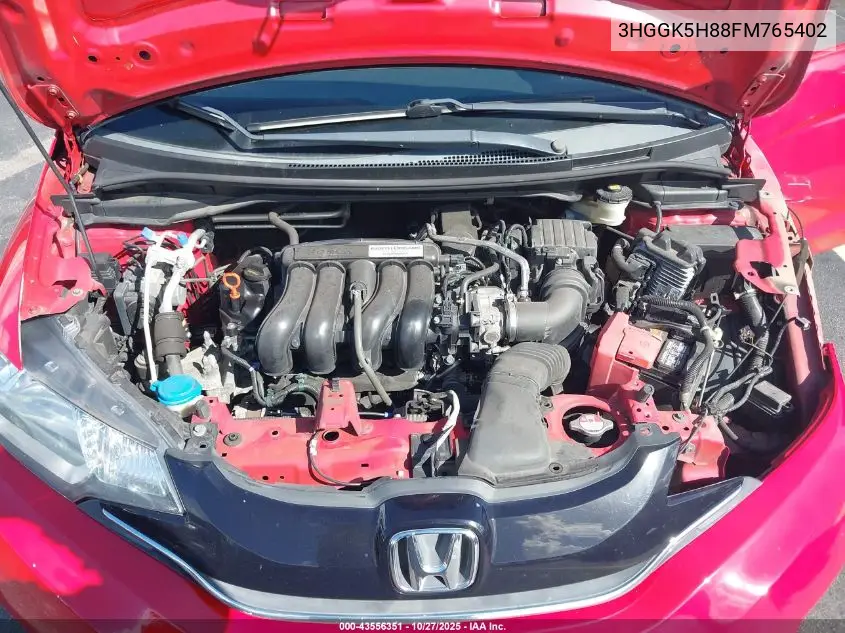3HGGK5H88FM765402 2015 Honda Fit Ex/Ex-L
