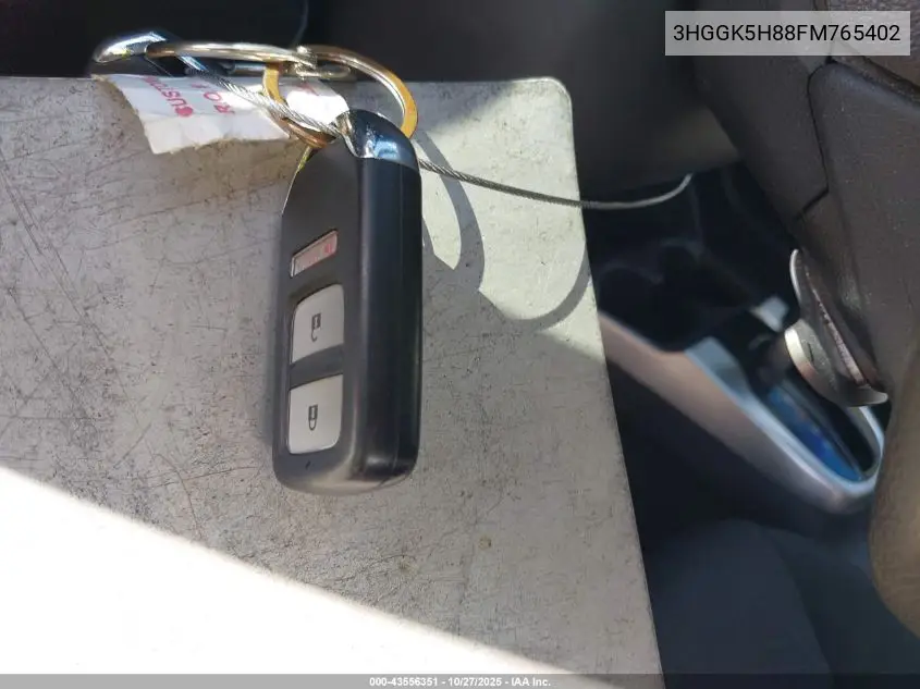 3HGGK5H88FM765402 2015 Honda Fit Ex/Ex-L