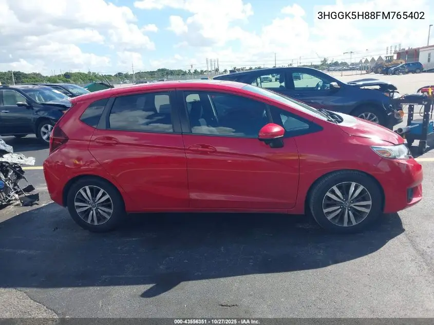 3HGGK5H88FM765402 2015 Honda Fit Ex/Ex-L