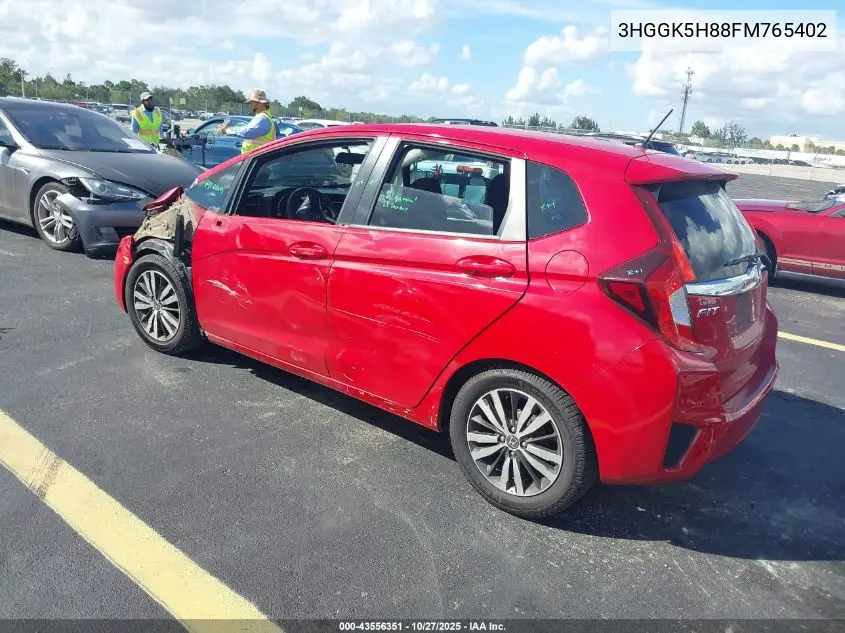 3HGGK5H88FM765402 2015 Honda Fit Ex/Ex-L