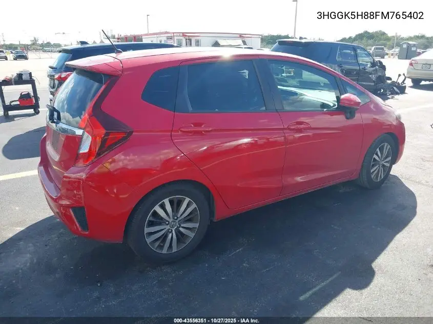 3HGGK5H88FM765402 2015 Honda Fit Ex/Ex-L