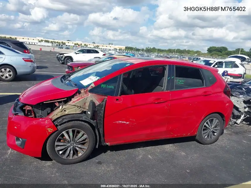 3HGGK5H88FM765402 2015 Honda Fit Ex/Ex-L