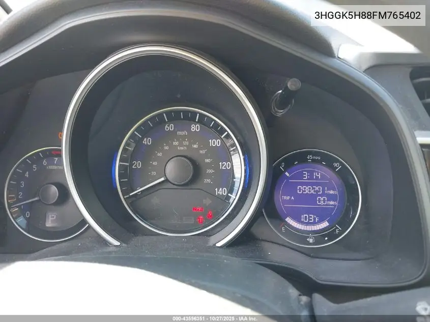 3HGGK5H88FM765402 2015 Honda Fit Ex/Ex-L