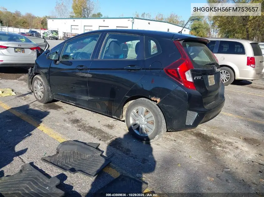 3HGGK5H56FM753657 2015 Honda Fit Lx