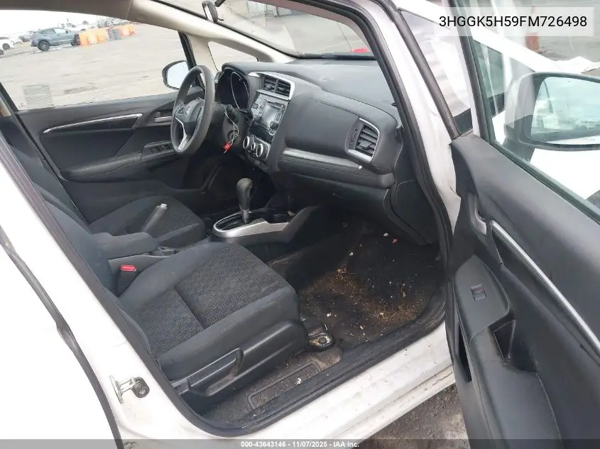 3HGGK5H59FM726498 2015 Honda Fit Lx