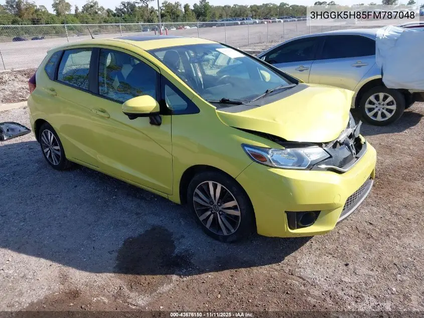 3HGGK5H85FM787048 2015 Honda Fit Ex/Ex-L