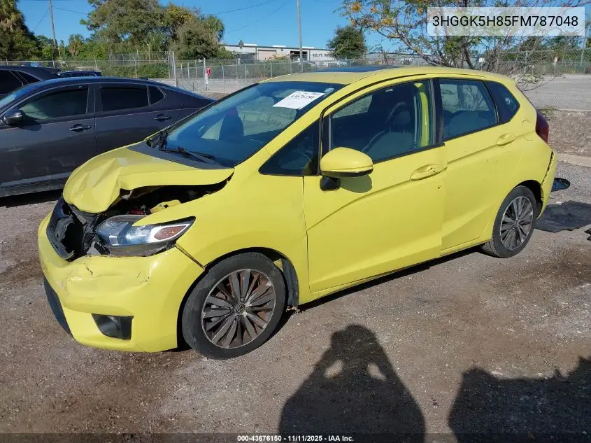 3HGGK5H85FM787048 2015 Honda Fit Ex/Ex-L