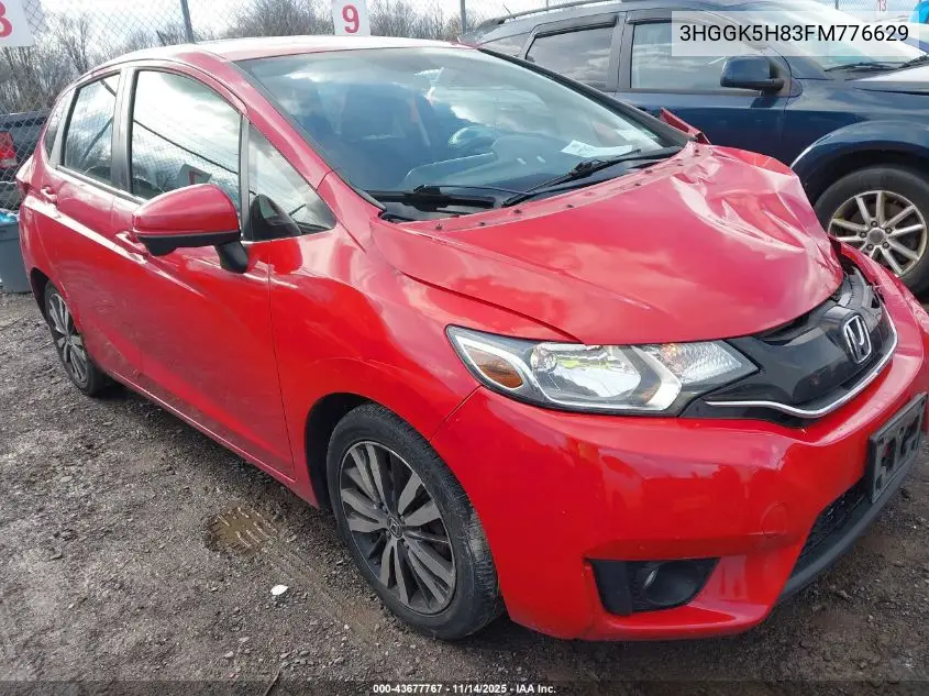 3HGGK5H83FM776629 2015 Honda Fit Ex/Ex-L