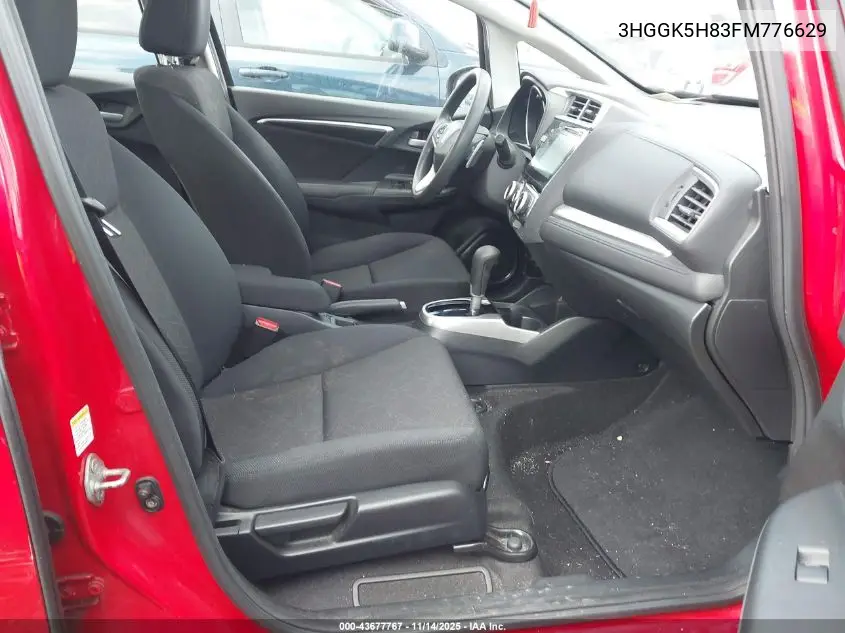 3HGGK5H83FM776629 2015 Honda Fit Ex/Ex-L