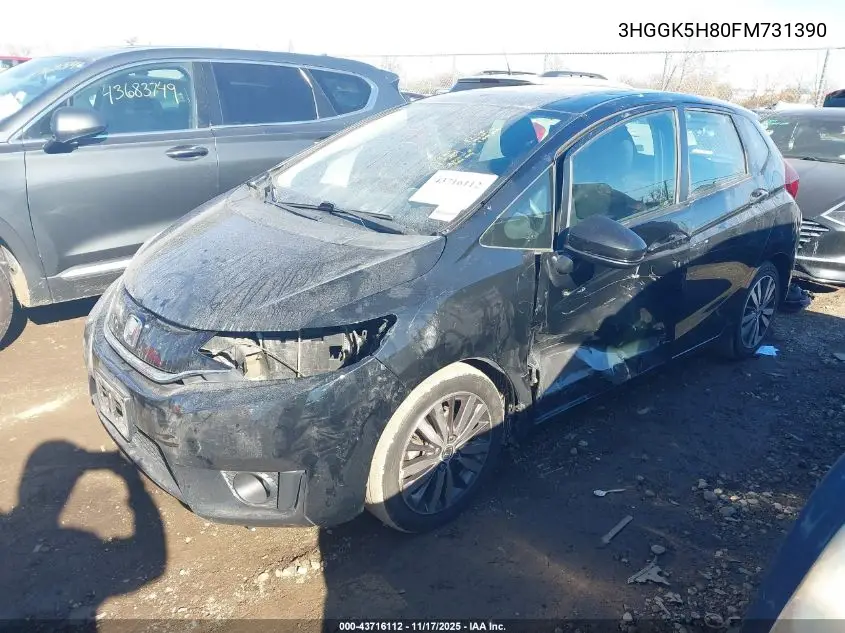 3HGGK5H80FM731390 2015 Honda Fit Ex/Ex-L
