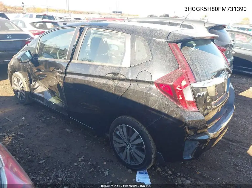 3HGGK5H80FM731390 2015 Honda Fit Ex/Ex-L