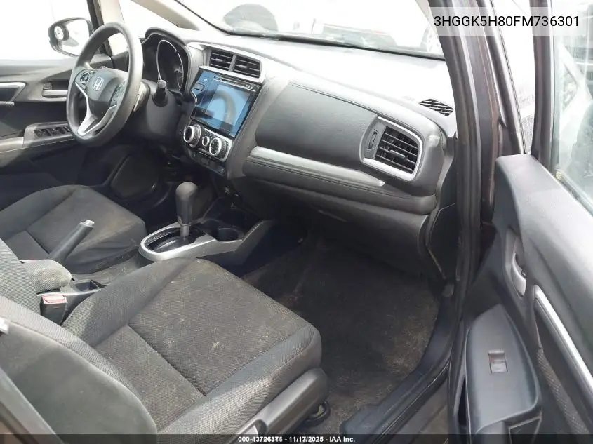 3HGGK5H80FM736301 2015 Honda Fit Ex/Ex-L