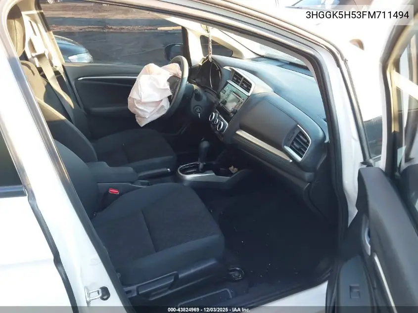 3HGGK5H53FM711494 2015 Honda Fit Lx