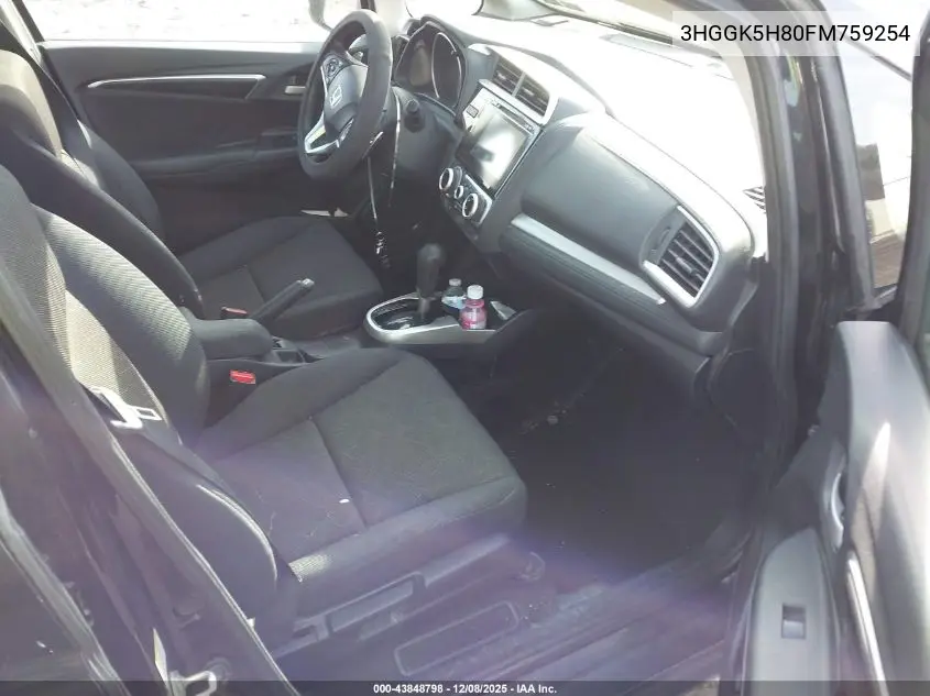 3HGGK5H80FM759254 2015 Honda Fit Ex/Ex-L