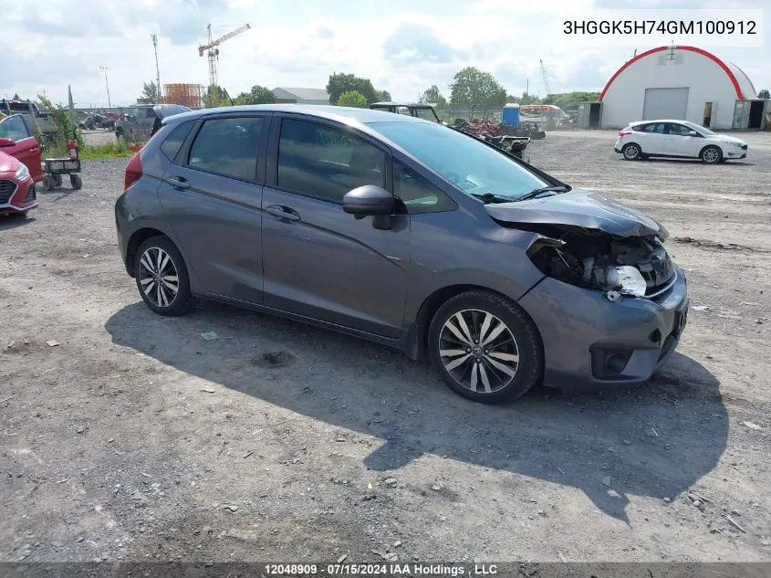 3HGGK5H74GM100912 2016 Honda Fit