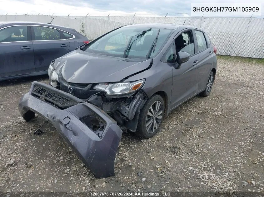 3HGGK5H77GM105909 2016 Honda Fit