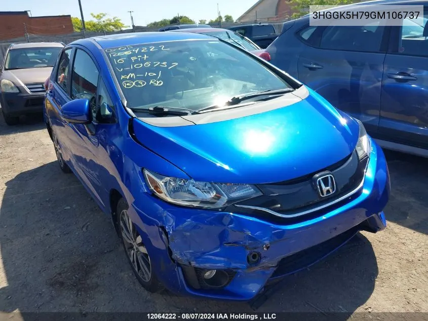 3HGGK5H79GM106737 2016 Honda Fit