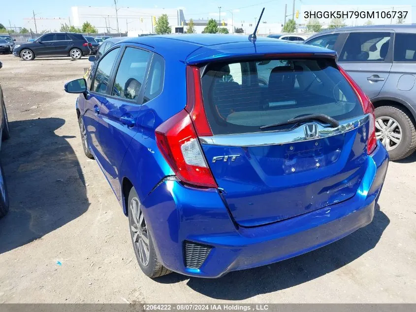 3HGGK5H79GM106737 2016 Honda Fit