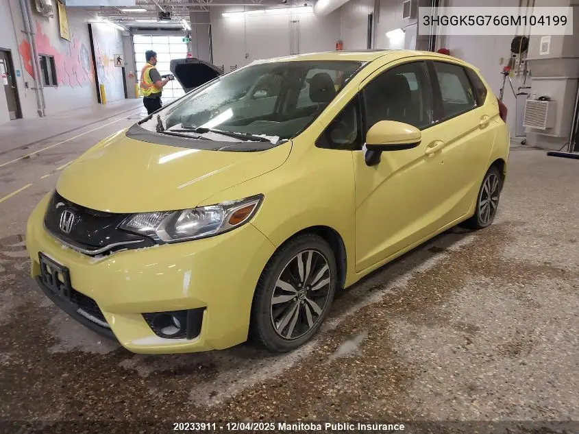 3HGGK5G76GM104199 2016 Honda Fit Ex