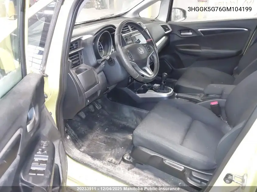 3HGGK5G76GM104199 2016 Honda Fit Ex