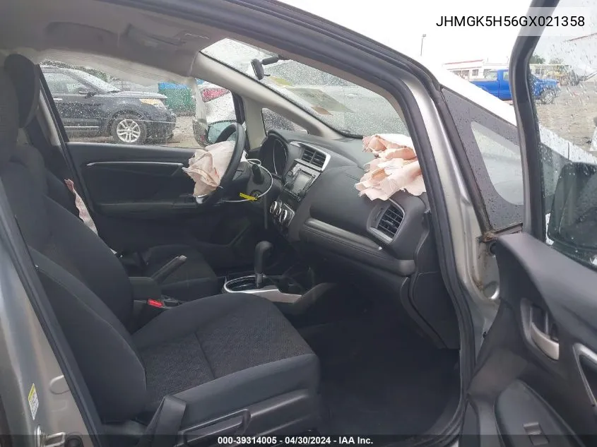 JHMGK5H56GX021358 2016 Honda Fit Lx