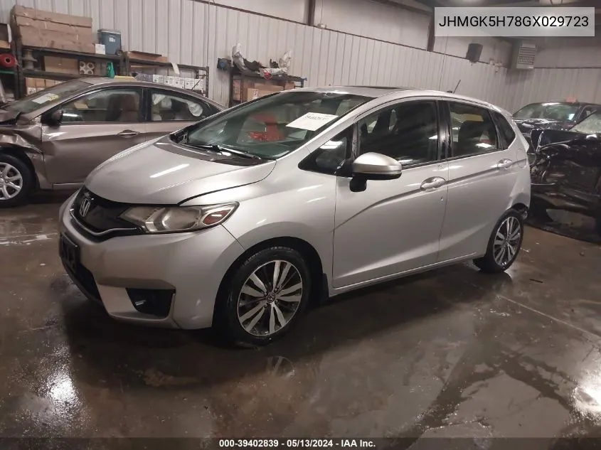 JHMGK5H78GX029723 2016 Honda Fit Ex