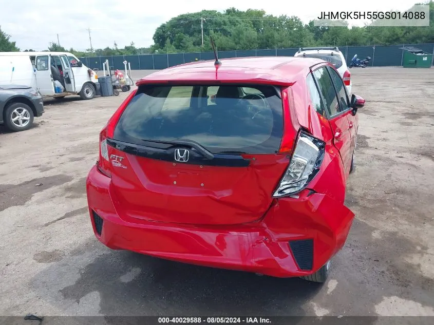 JHMGK5H55GS014088 2016 Honda Fit Lx