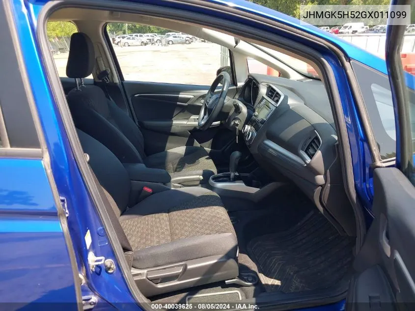 JHMGK5H52GX011099 2016 Honda Fit Lx