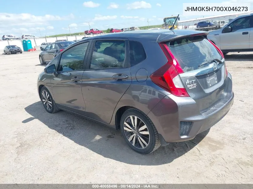 JHMGK5H70GX046273 2016 Honda Fit Ex