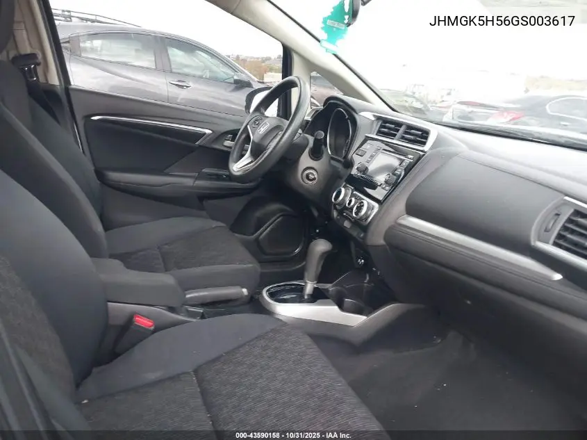 JHMGK5H56GS003617 2016 Honda Fit Lx