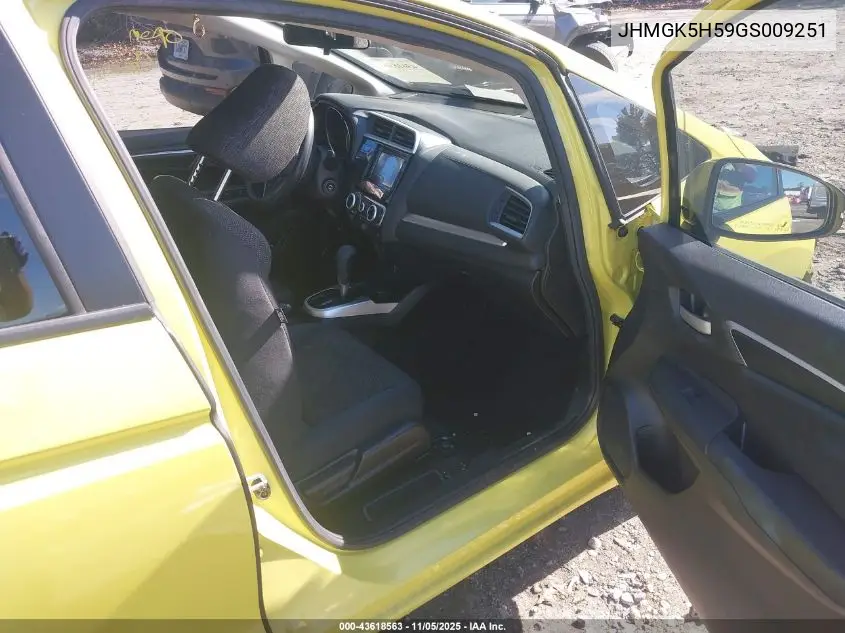 JHMGK5H59GS009251 2016 Honda Fit Lx
