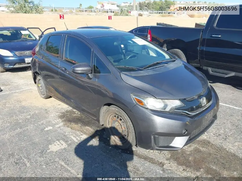 JHMGK5H56GS003696 2016 Honda Fit Lx