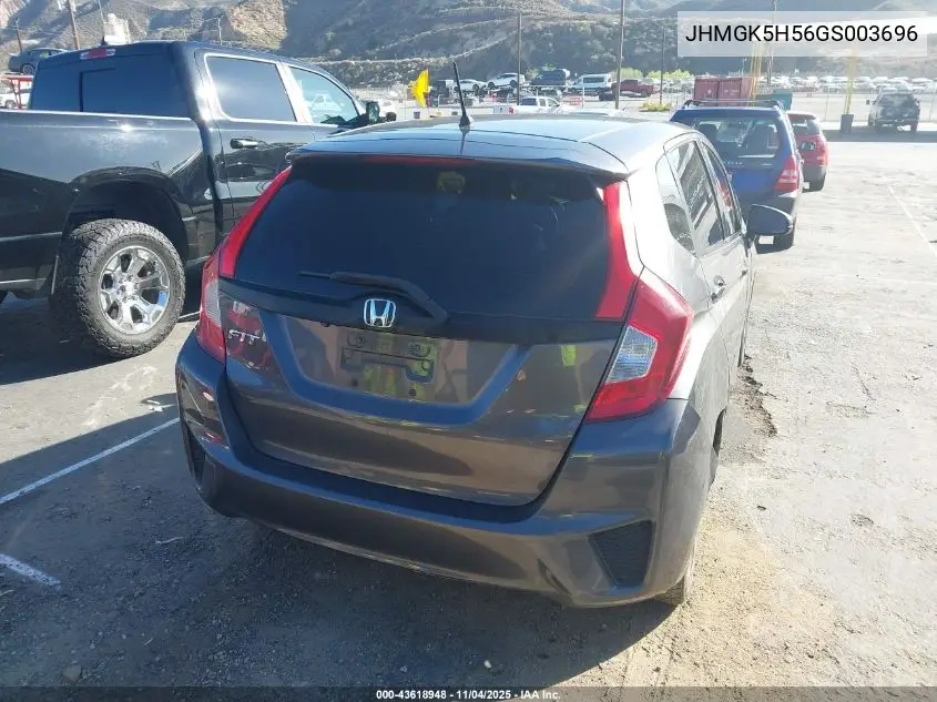 JHMGK5H56GS003696 2016 Honda Fit Lx