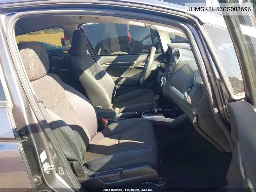 JHMGK5H56GS003696 2016 Honda Fit Lx