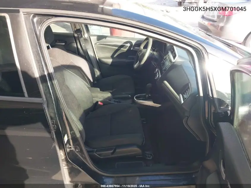 3HGGK5H5XGM701045 2016 Honda Fit Lx