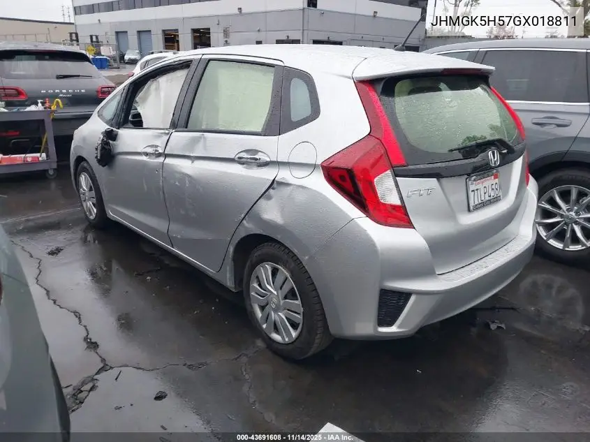 JHMGK5H57GX018811 2016 Honda Fit Lx