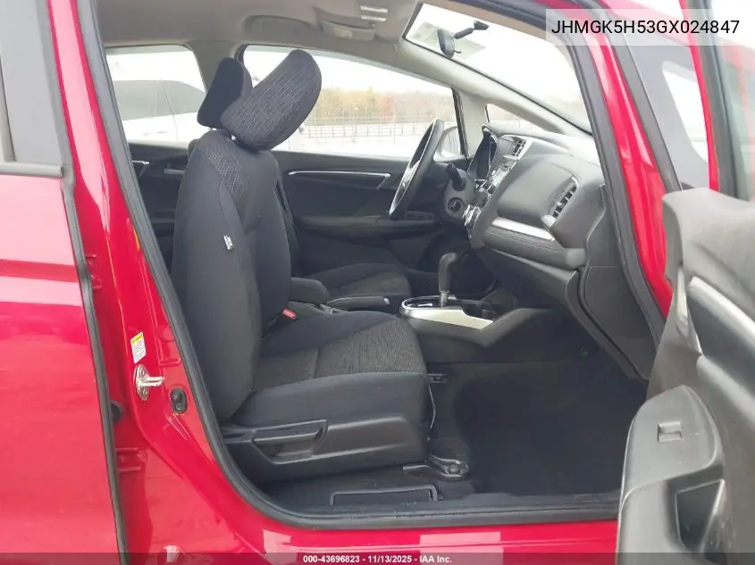 JHMGK5H53GX024847 2016 Honda Fit Lx